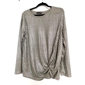 Kim & Cami Metallic Sweater